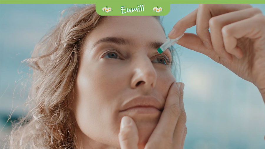 Eumill - una linea completa di gocce oculari idratanti, lubrificanti, lenitive per i tuoi occhi